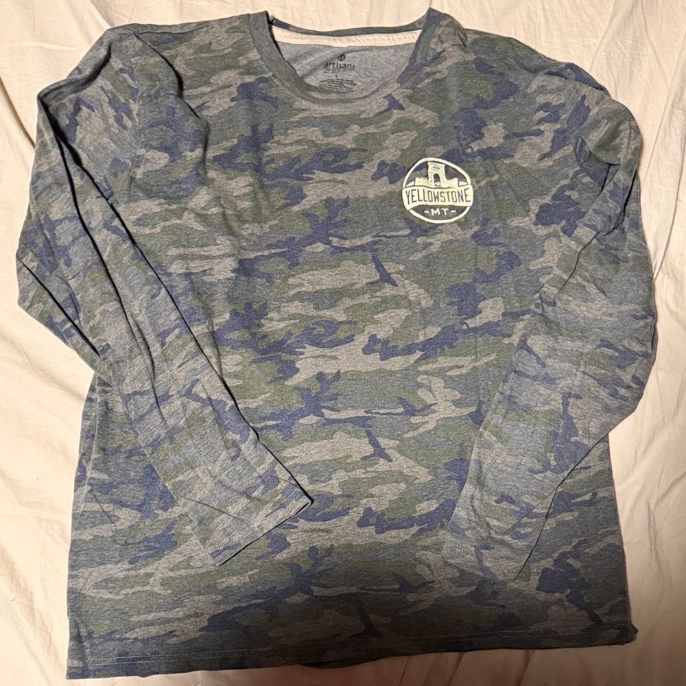 Men's Camouflage Long Sleeve Shirt